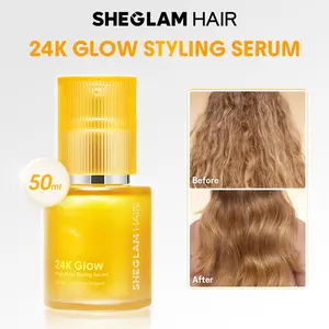 SHEGLAM HAIR-24K Glow High Shine Styling Serum-50ml-Effortlessbeauty-Productosdecabello- Coachella