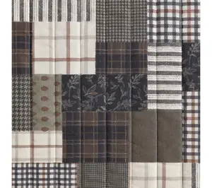Eddie Bauer Antique Brown Cotton Twin Quilt Set