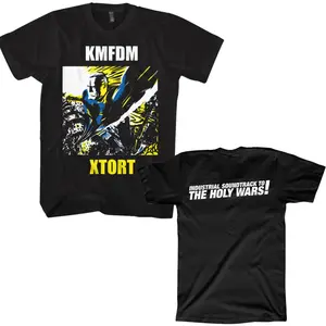 KMFDM Xtort Shirt – Industrial Music Band T-Shirt, Iconic Album Art, Perfect for Fans and Concerts, Bold Rock Merch