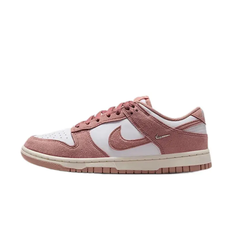 Nike Dunk Low Rose Whisper Gold Mini Swoosh Women’s Perfect Daily Casual Fashion Footwear Sneakers Walking Shoe Girl Trainer Training Running, Shoes, Lowtop Sneaker
