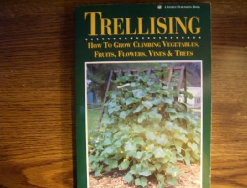 USED Book - Trellising: How to Grow Climbing Vegetables, Fruits, Flowers, Vines & Trees by Rhonda Massingham Hart (Paperback) - english