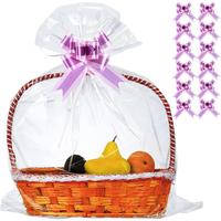 Clear/Purple+light pink