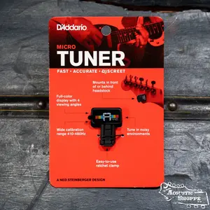 D'Addario PW-CT-12 Planet Waves NS Micro Headstock Tuner