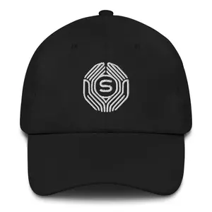 Dad hat (WHITE LOGO) Baseball Cap Adjustable