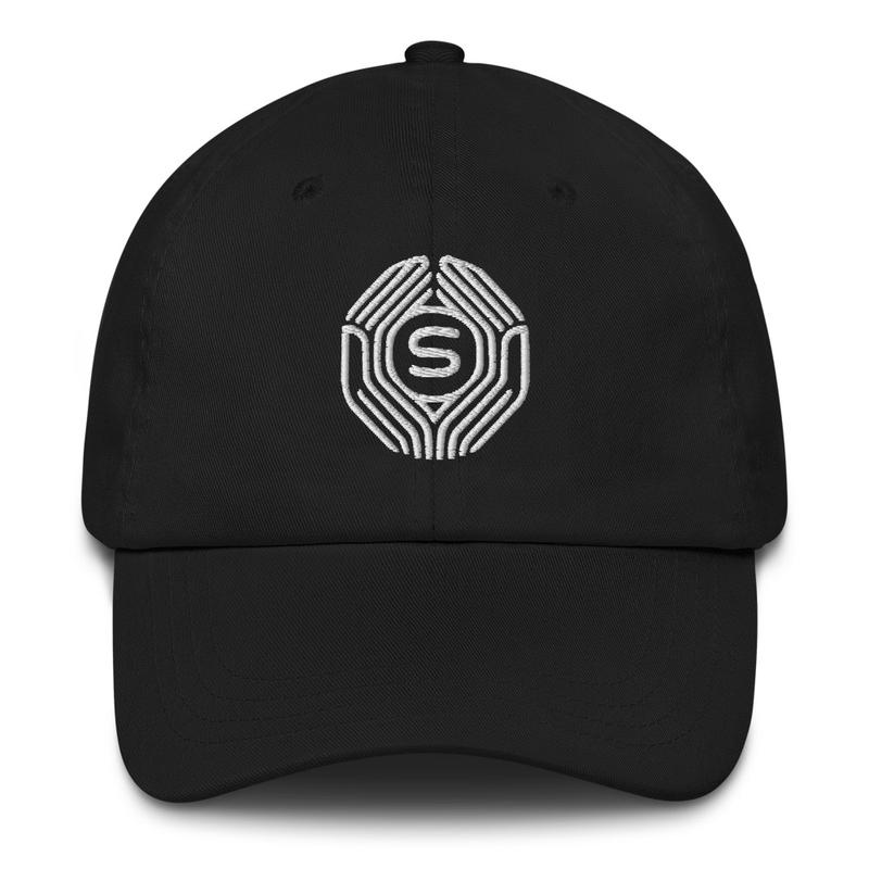 Dad hat (WHITE LOGO) Baseball Cap Adjustable