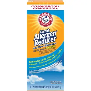 212 MAIN Baking Soda Powder Form Light Household Cleaner & Deodorizer Eliminator - Commercial Carpet Allergen Reducer, Orange-Scented Solution for Hunting Equipment Maintenance