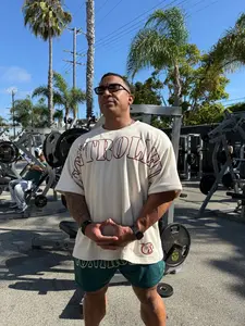 KontrolledInsanity Muscle Fit Shirts for Men – Athletic Short Sleeve Gym T-Shirt Men's Oversized Gym T-Shirt – Quick-Dry, Breathable, Loose-Fit Workout & Training Tee