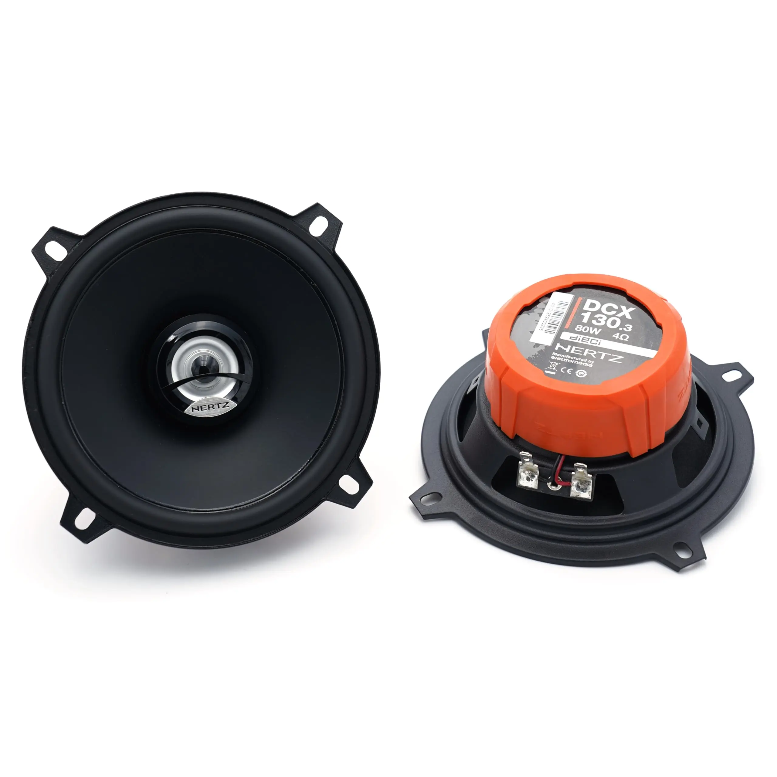 Hertz Dieci DCX 130.3 5" 2-Way Coaxial Speakers, 40W RMS, 4Ω, Pair