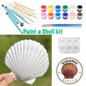 Paint a Shell kit - Online instructional class - supplies delivered