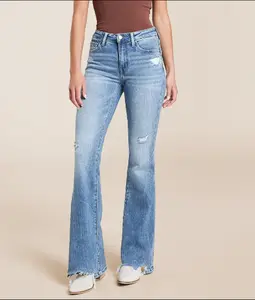 Bella Mid-Rise Flare Stretch Jean