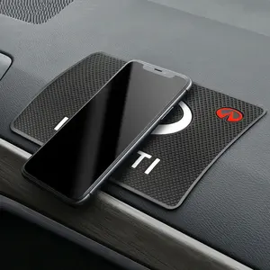 1Pcs Car PVC Non-Slip Mat Dashboard Phone Anti Slip Pad Maintenance Friendly Sleek Appearance For Infiniti Q30 Q50 Q60 D35 G37 FX30 FX35 M37 ESQ JX35 QX50 QX60 QX70 QX80 Easy Installation Durable