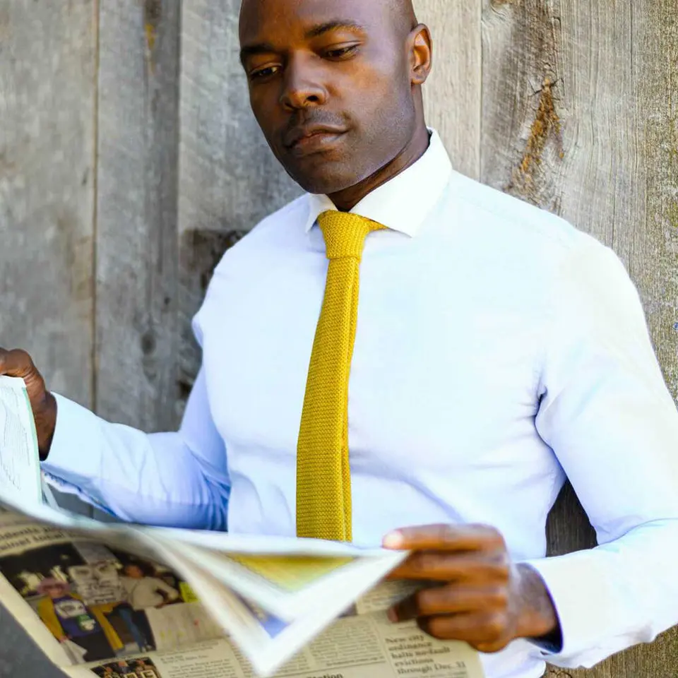 Square Knitted Tie