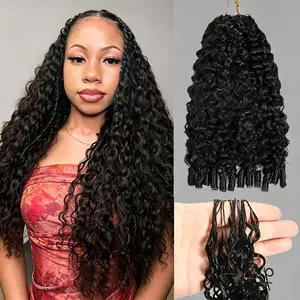 [NEW ARRIVAL] ISEE HAIR Crochet Human Hair Designed for Miracle Knots Pre Separated 50g/Pack Knotless Boho Braids Vacation Hair Plush Texture Time Saving Wear Summer Vibe #ISEECrochetNewArrivals #SummerVibes