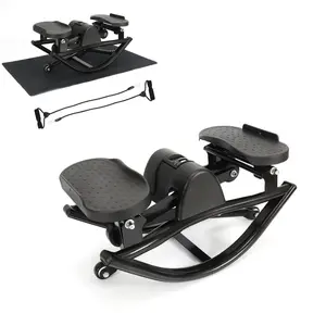 Pedal swaying machine, left-right swaying pedal machine, low-impact lateral pedal, U-shaped home fitness pedal machine