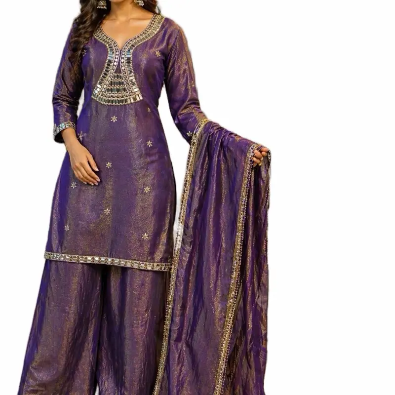 Shimmer Silk Fabric Suit, Size 56,  60
