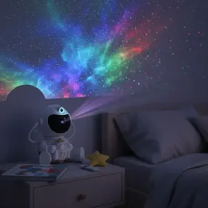 Galaxy Projector with Multiple Nebula Modes, Remote Control Star Projector, Bedroom Ceiling Light, Kids Astronaut Gift, Party Atmosphere Decor