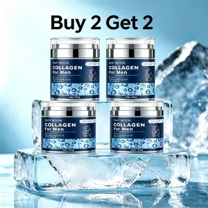 【BUY 2 GET 2】Collagen Men's Anti-Aging Wrinkle Cream,Men's Face Moisturizer Cream 50g,Skin Firming and Tightening Lotion,Hyaluronic Acid Moisturize Lightweight Moisture Hydrate Anti-Aging Men's Retinol Moisturizing Cream anti-wrinkle c serum moisturizer