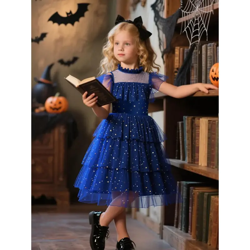 blue dress girl lily - TikTok Shop