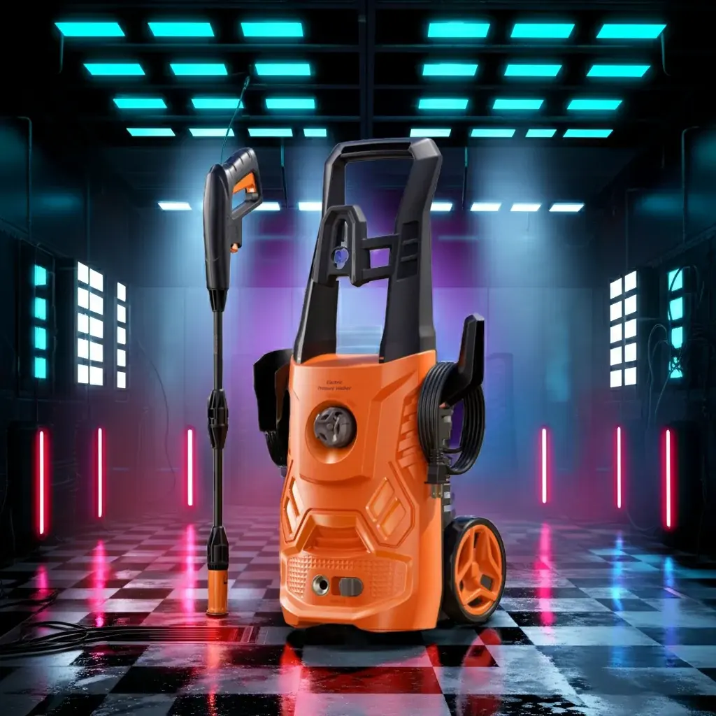 2600 PSI Electric Pressure Washer 2.6 GPM with Foam Cannon, Portable Power Cleaner for Cars, Patios, Driveways & Outdoor Cleaning, fathersdaygift,home decor,camping essentials