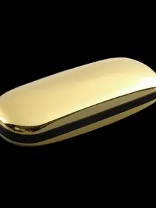 Durable Metal Texture Eyewear Case, Anti-Scratch Hard Shell, Unisex Design for Glasses & Sunglasses, Portable Travel Protector