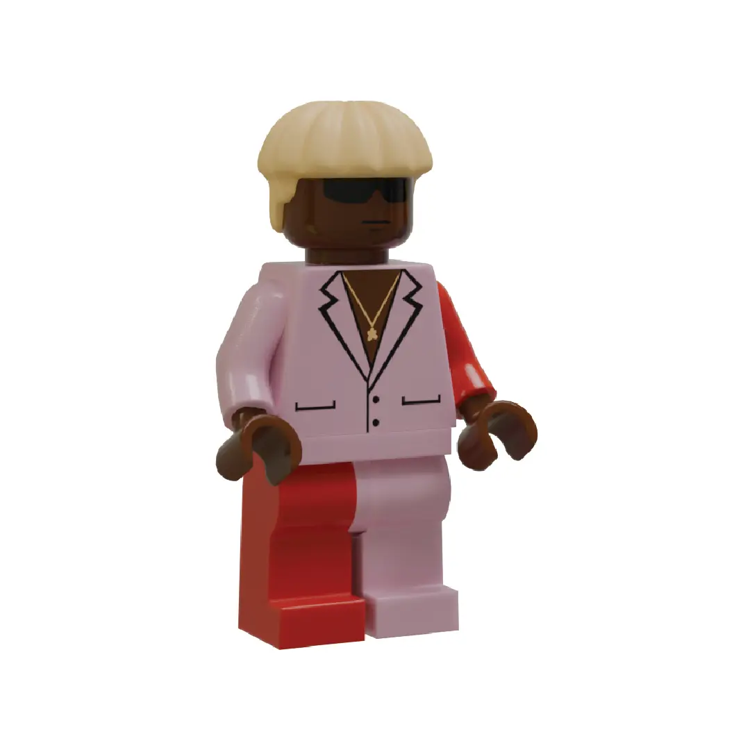 Colorful Suit Mini Figure – Pink, Blue & Lime Variations
