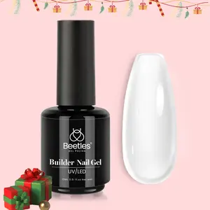 Beetles Builder Gel for Nails 7 in 1 Nail Builder Strengthener Gel Clear Color Builder Extension Nail Gel for Holiday Nail Art Design for Girls #TikTokShopBacktoSchool