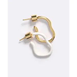 BABY OBSESSION ENAMEL HOOPS