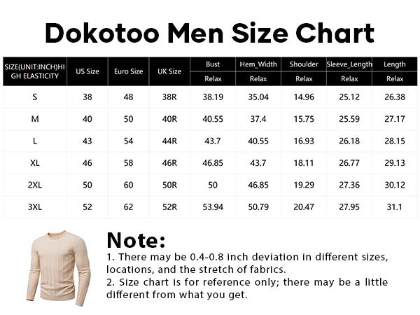 Dokotoo Men's Beige Casual Long Sleeve Knit Sweater Shirt Soft Breathable Crewneck Pullover for Everyday Wear Dokotoo Men's Beige Casual Long Sleeve Knit Sweater Shirt Soft Breathable Crewneck Pullover for Everyday Wear