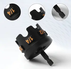 The latest quick nut and bolt removal nut-style zipper drill attachment, aluminum alloy hexagon nut driver, suitable for 1/4'', 3/8'' and 1/2'' threaded rods, nut removal bolt extraction tool for pipe racks and support systems.