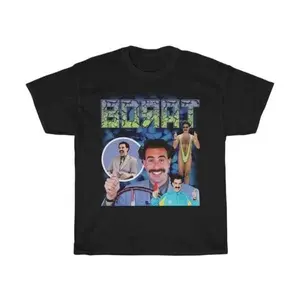 Borat T-Shirt – Borat Movie Inspired Graphic Tee Shirt for Fans