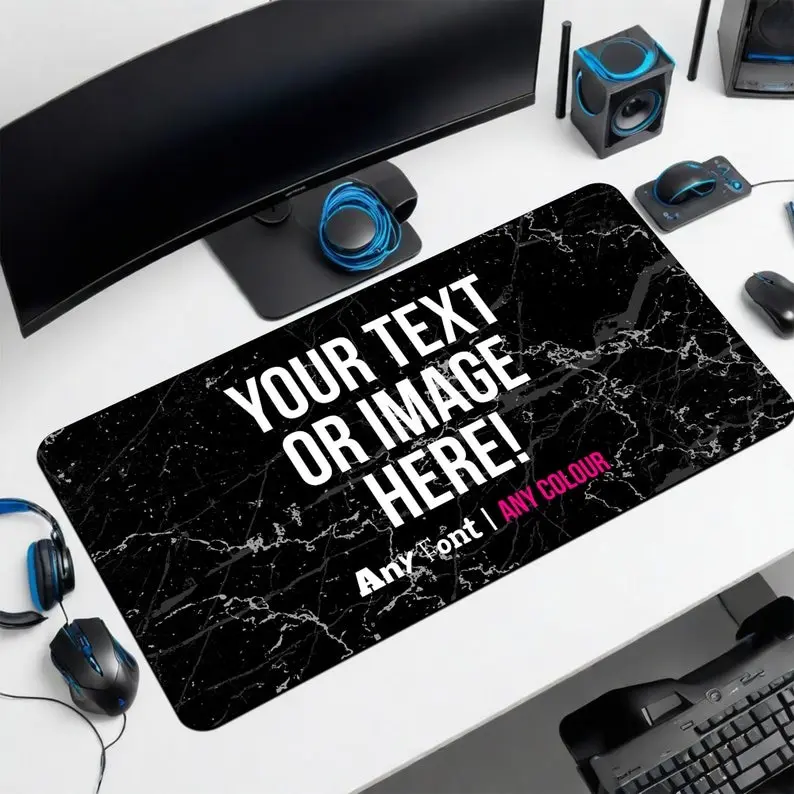 Custom Printed Large Mouse Mat For Home, Custom Gaming mouse mat, Personalised Desk Mat, personalised Mouse mat, Gaming gifts For Him or Her