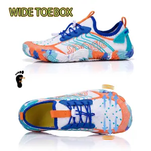 Women’s Wide Toe Box Running & Water Shoes, Breathable Quick-Dry Athletic Sneakers, Shock-Absorbing Non-Slip Footwear for Jogging, Gym, Trail Running & Water Sports, Comfortable Low-Top Trainers