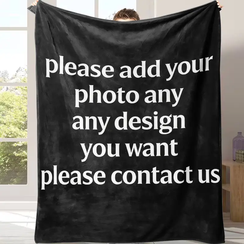 On Sale! Customized Personalized Photos Family Blanket - Warm Fabric Home Goods, All Seasons Comfortable Bedding Throw - Ideal Gift for Holidays, Commemorative Events (For Family)