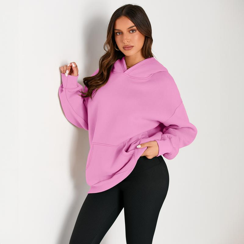 AUTOMET Womens Oversized Hoodies Fleece Sweatshirts Long Sleeve Sweaters Pullover Fall Clothes with Pocket Fallreshness