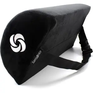 - Half Moon  Support Pillow, Elevates Comfort,  Pure Memory , Fits  Seats