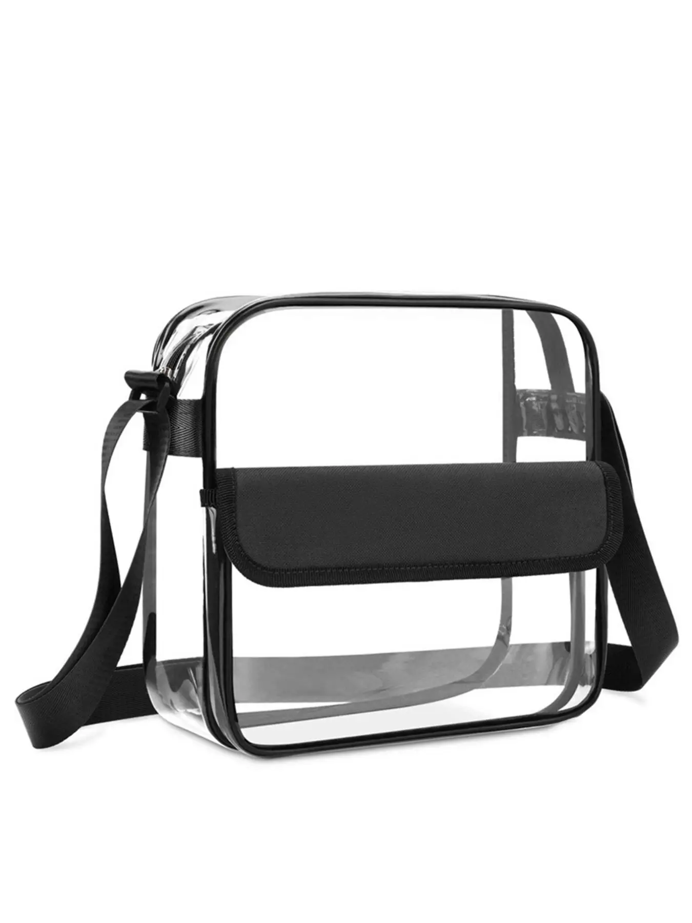 Women's Minimalist Transparent Adjustable Strap Design Crossbody Bag For Daily Used