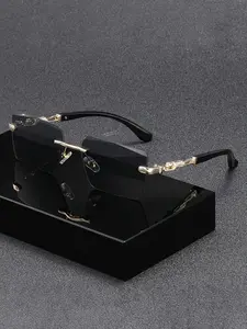 Men's Square Frame Glasses, Trendy Casual Glasses for Everyday Use, Fashion Accessories for Outdoor Activities, Fashion Eyeglasses