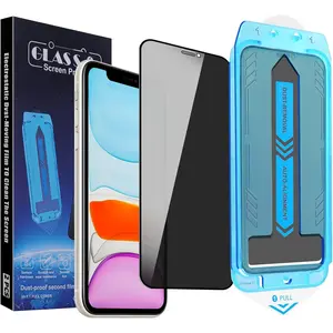 2-Pack  Screen Protector for for  11 and  XR 6.1-inch, 9H Tempered Glass, Full Coverage, Anti-Fingerprint, Auto Dust-Elimination, No Bubble, Easy Installation