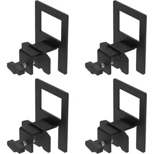 Non Slip Mattress Gaskets for Bed Frame, Mattress Holder in Place Gripper, Heavy Duty Anti-Slip Baffle Mattress Retainer Bar, Keep Mattress from Sliding Gripper, Adjustable, 4 count, Bed