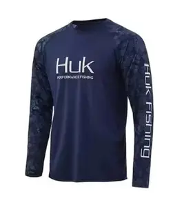 Men's fishing shirt, long-sleeved, UV-protective, outdoor sportswear, breathable, comfortable and breathable clothing. pro