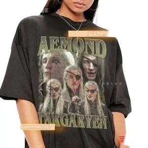 Aemond Targaryen Ewan Mitchell House Of Dragon T-Shirt Unisex Full Size, Gift For Fan