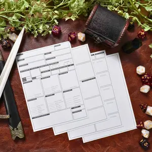 Mini 5e DnD Character Sheets