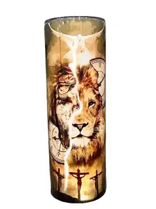 The Lion Within - 20oz oz 20 oz. 20oz. - Skinny Straight Sublimation Tumbler - Amy's Tumbler Junkies - Your Favorite Tumbler Shop!