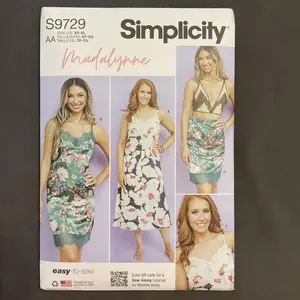 Simplicity S9729 Misses' and Women's Slips Sizes XS-XL