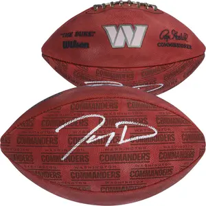 Jayden Daniels Washington Commanders Autographed Duke Showcase Football - Fanatics Authentic Certified