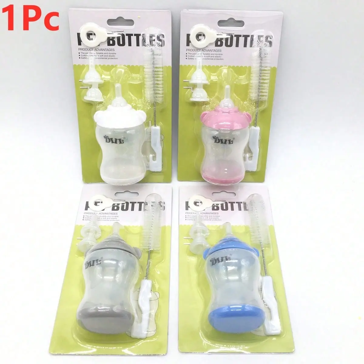 1 Piece of 80ML Small Animal Feeding Set Plastic Pet Bottle for Puppies and Kittens