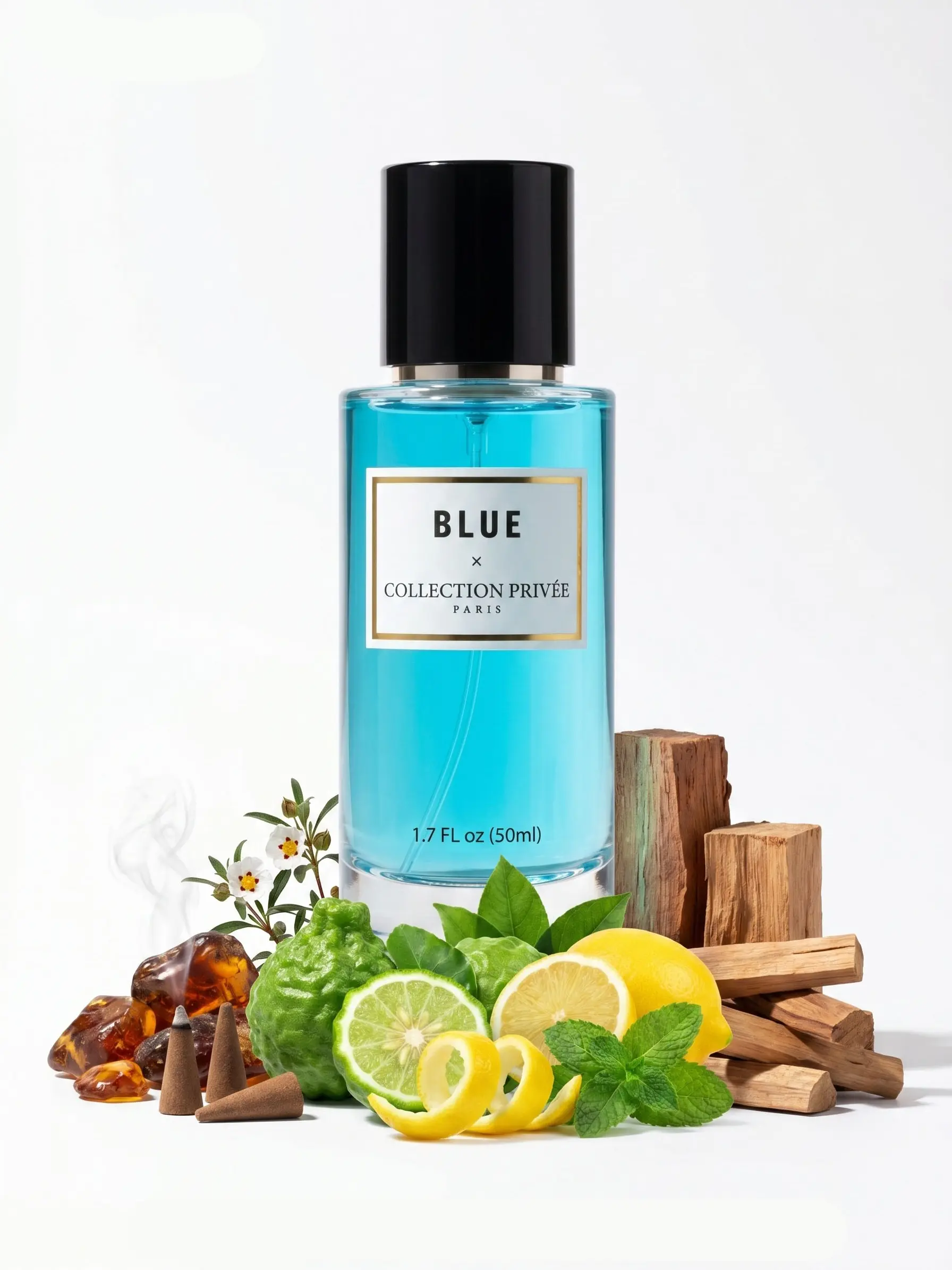 CHARM STAR Men's Long-Lasting Fresh Woody Eau de Parfum (EDP) - 12% Concentrate, 50ml (1.7oz), Citrus, Sandalwood, Cedar, Ginger, Signature Scent for Adults, Smelling Good