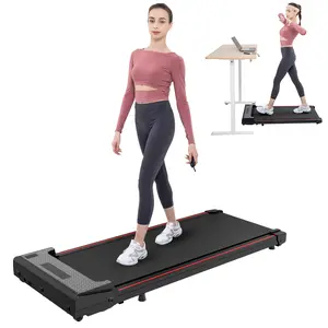 GEARSTONE Under Desk Treadmill， Portable Walking Jogging Pad Flat Slim Treadmill，Walking Machine Space Saving for Home/Office Use