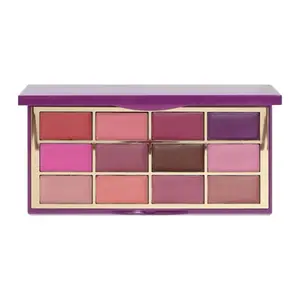 Cheeky Rose Beauty Glossy Baby 12 Color Lip Palette Compact & Versatile Lip Kit for Everyday Wear & Special Events Lipstick Set Lipgloss - Cosmetic