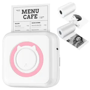Fresh Fab Finds  Portable Mini Sticker Maker Machine - Wireless Thermal Printer, Rechargeable - Prints Labels, Journal Notes, Memos, Photos - Inkless - Packs & Pieces